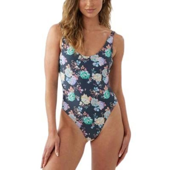 O'NEILL Womens Swim Stella Mykonos One-Piece Swimsuit, Slate, L - Picture 2 of 2